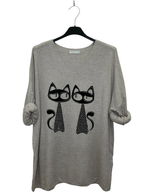 MINOUCHE (pull fin)