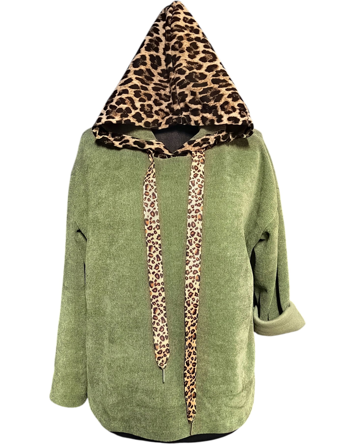 Tigrou (Pull velour capuche)