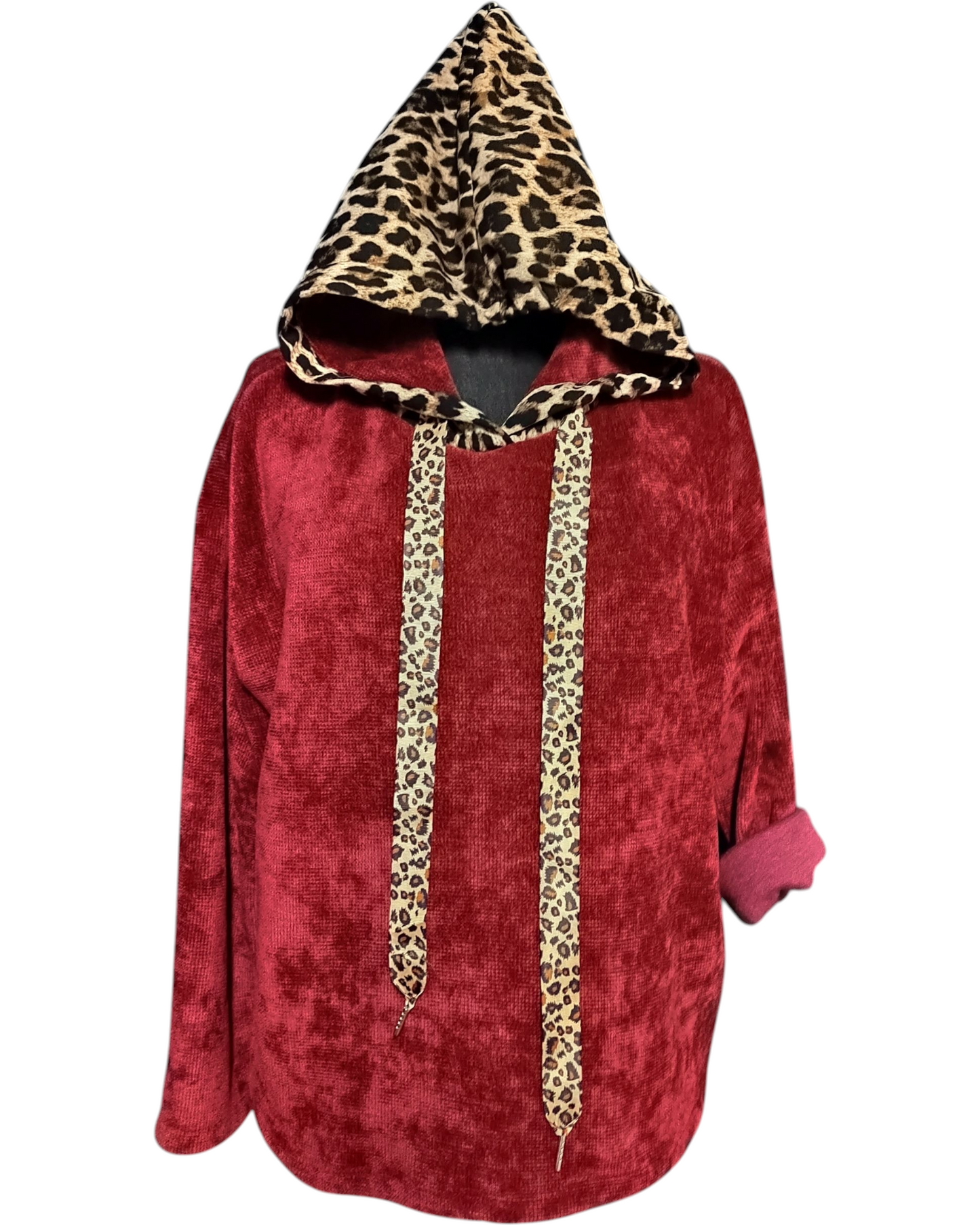 Tigrou (Pull velour capuche)