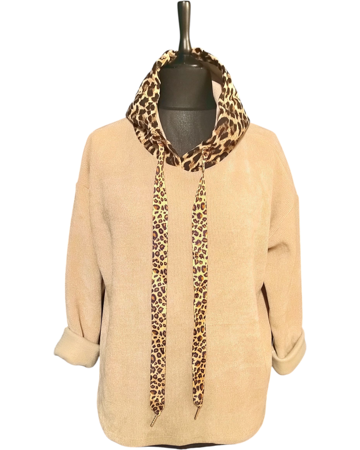 Tigrou (Pull velour capuche)