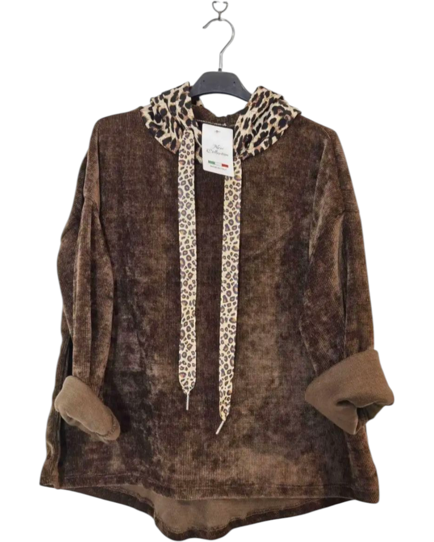 Tigrou (Pull velour capuche)