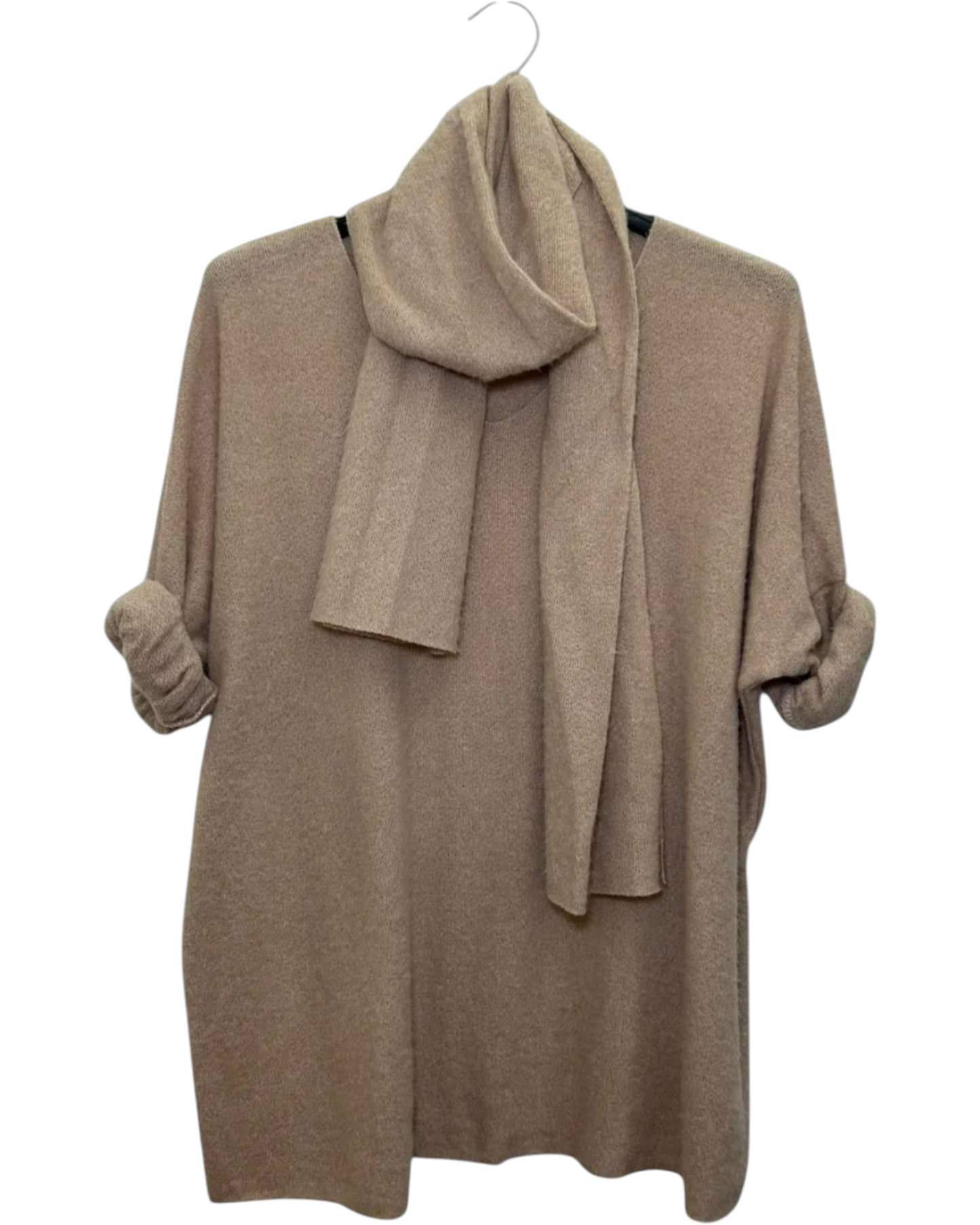 LOLIE (PULL TOUT DOUX) AVEC ÉCHARPE