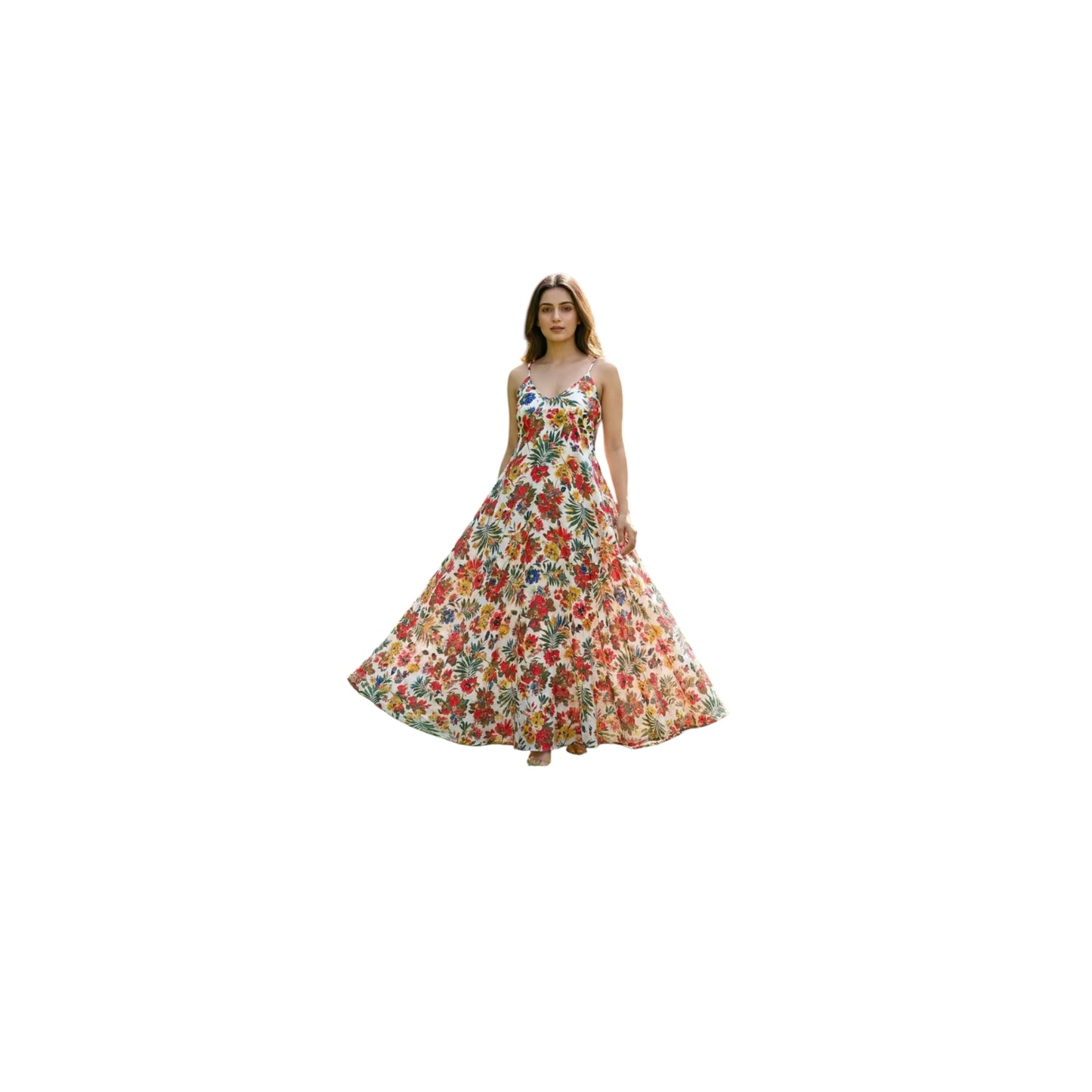 SONIA (ROBE LONGUE FLEUR)
