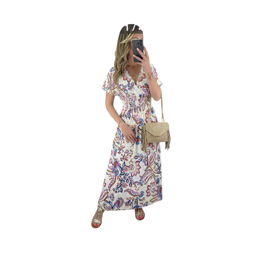 Lilas (robe magique longue bout de manche)