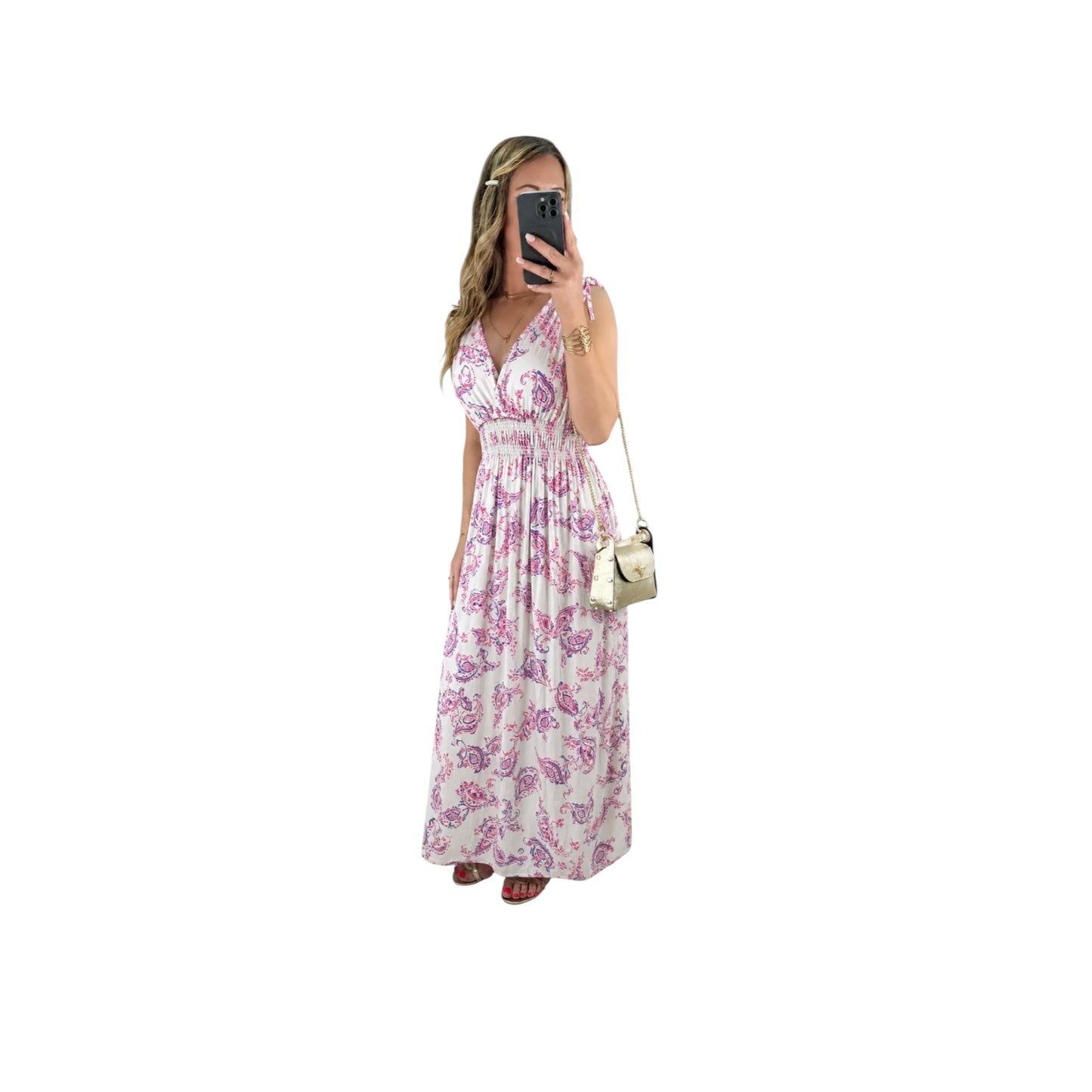 ANGÈLE (ROBE LONGUE MAGIQUE bretelles)