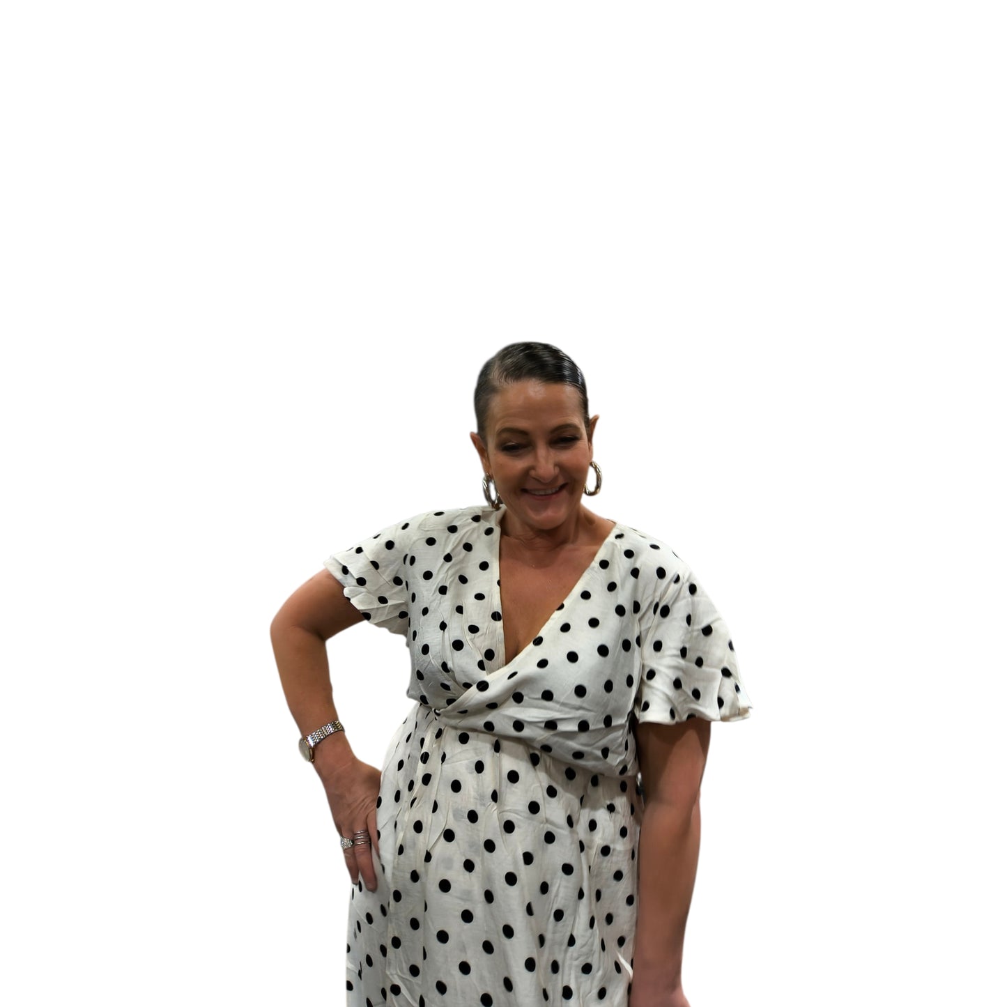 Vita (robe longue pois)