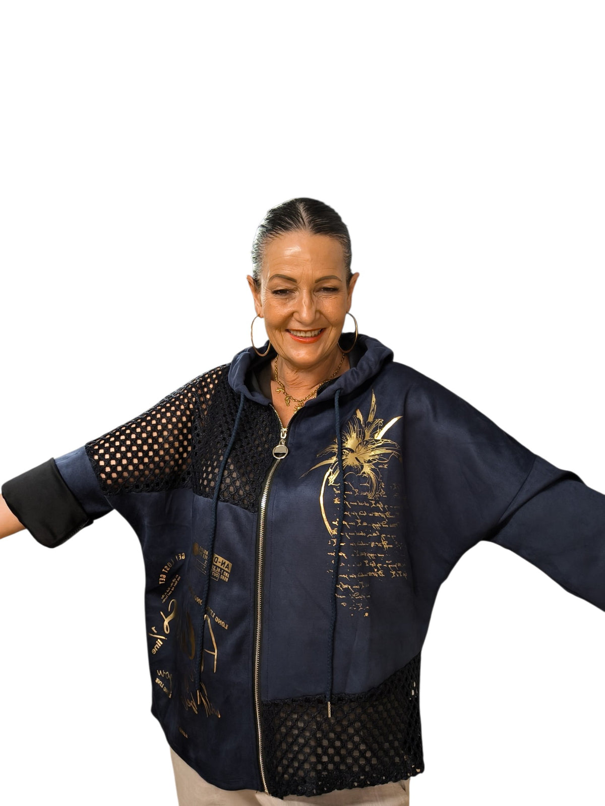 Annette (veste 3/4 capuche)