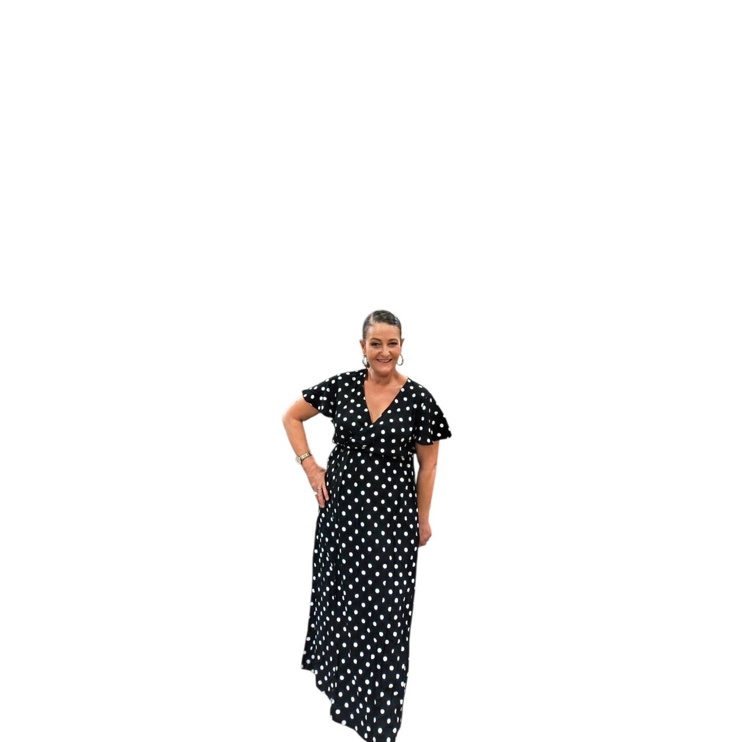 Vita (robe longue pois)