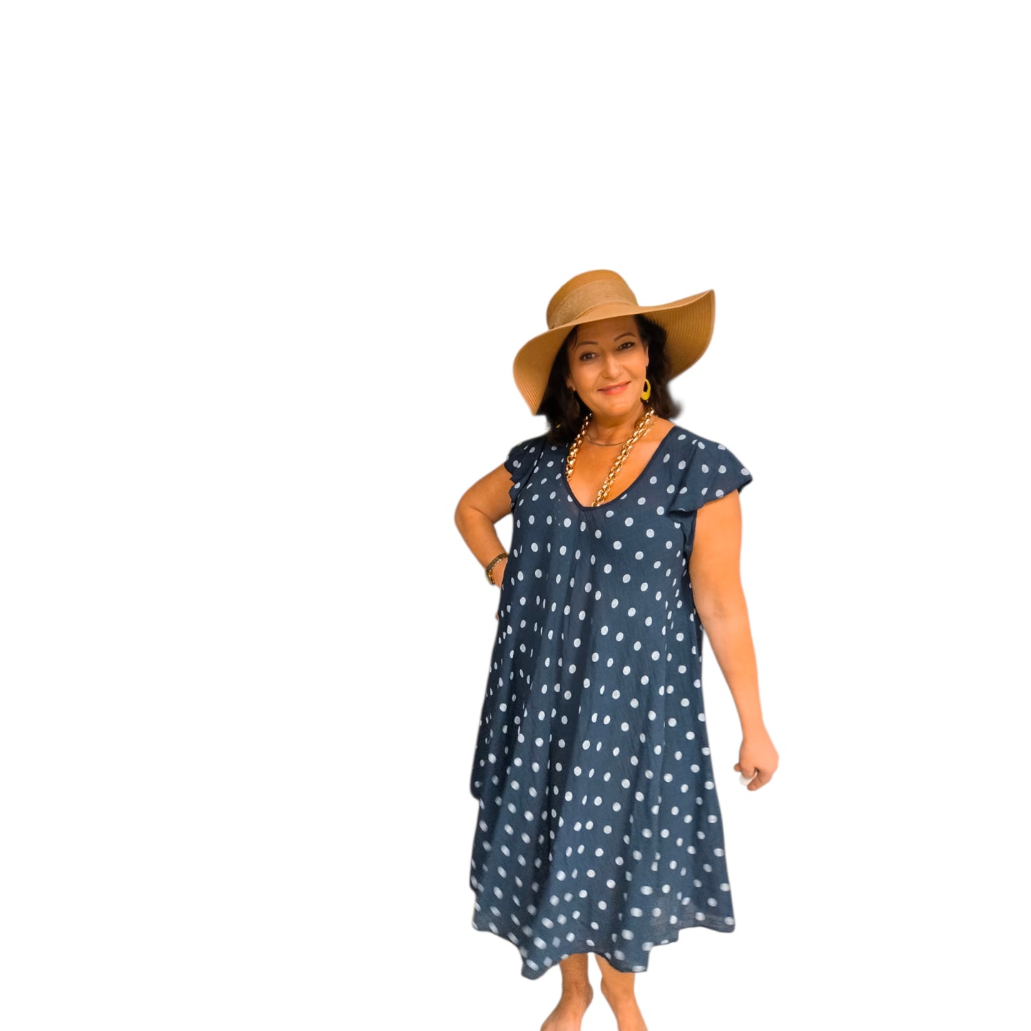 Juliette (robe courte pois)