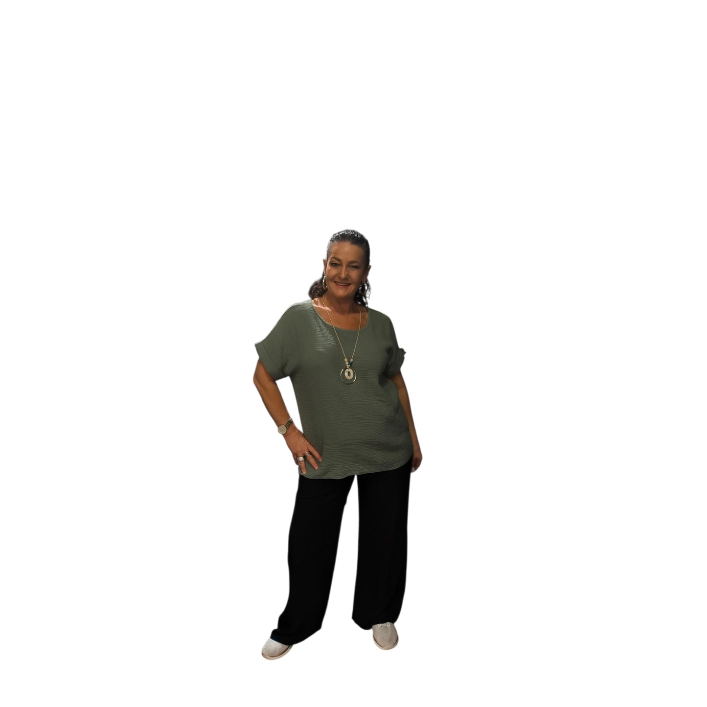 Sandra (top gaz de coton)
