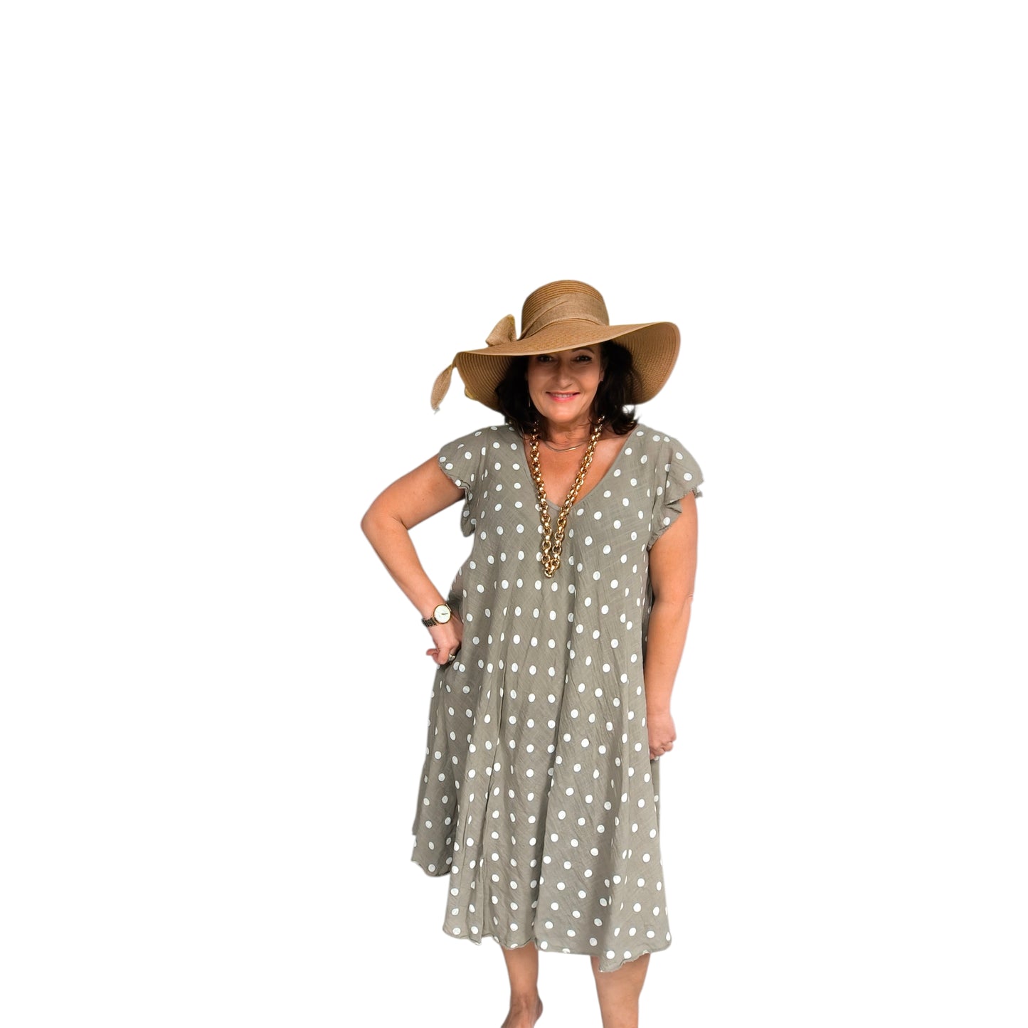 Juliette (robe courte pois)
