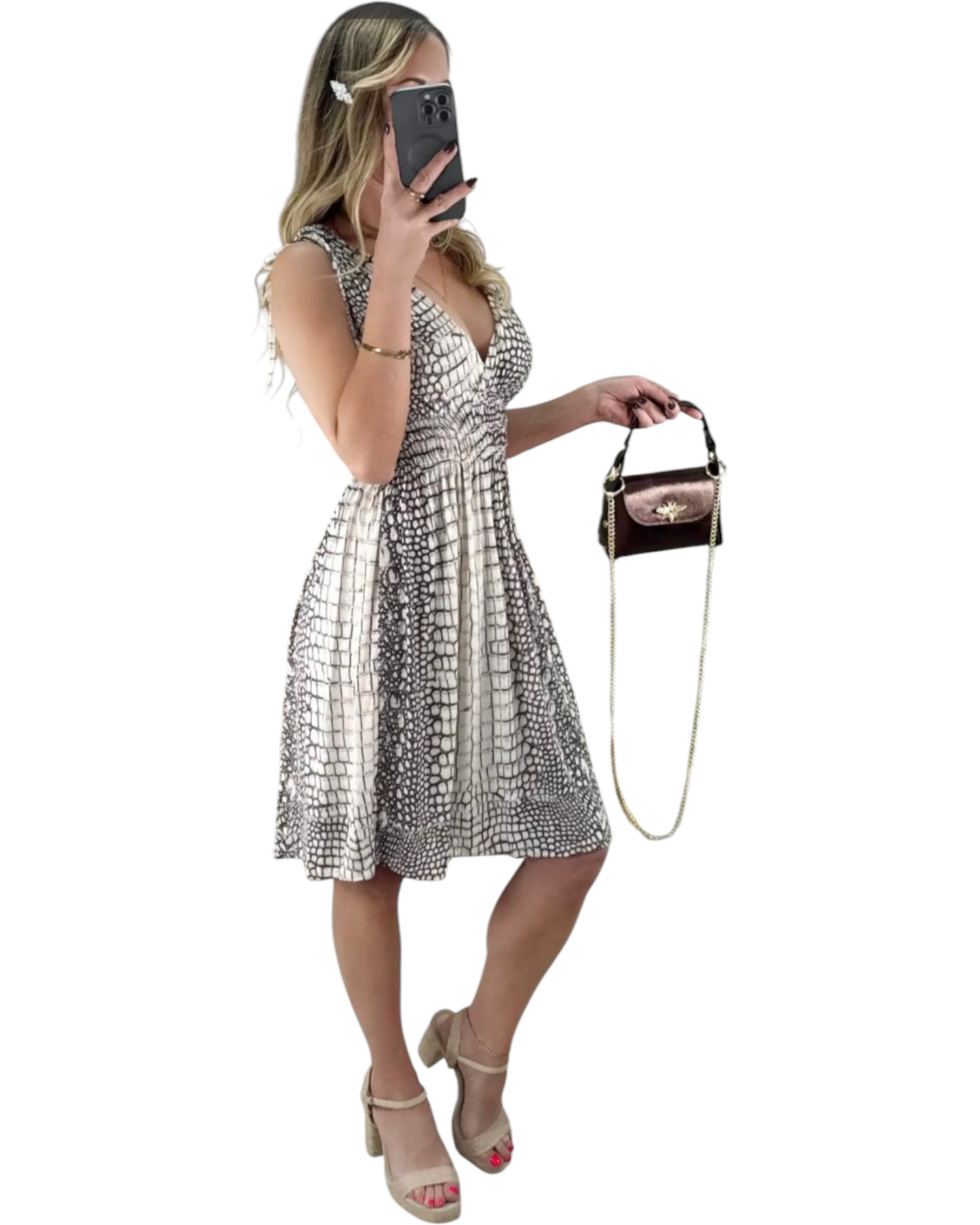 Robe magique courte BRETELLES MONA