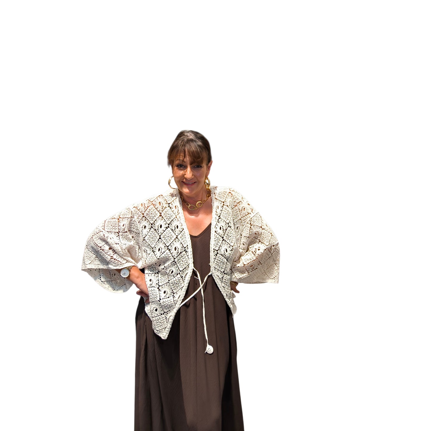 Sandrine (gilet crochet)