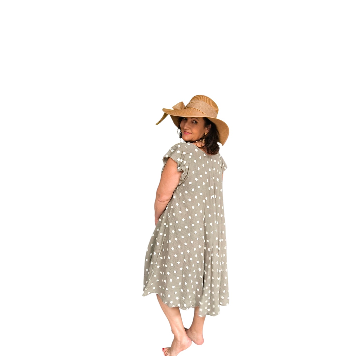 Juliette (robe courte pois)