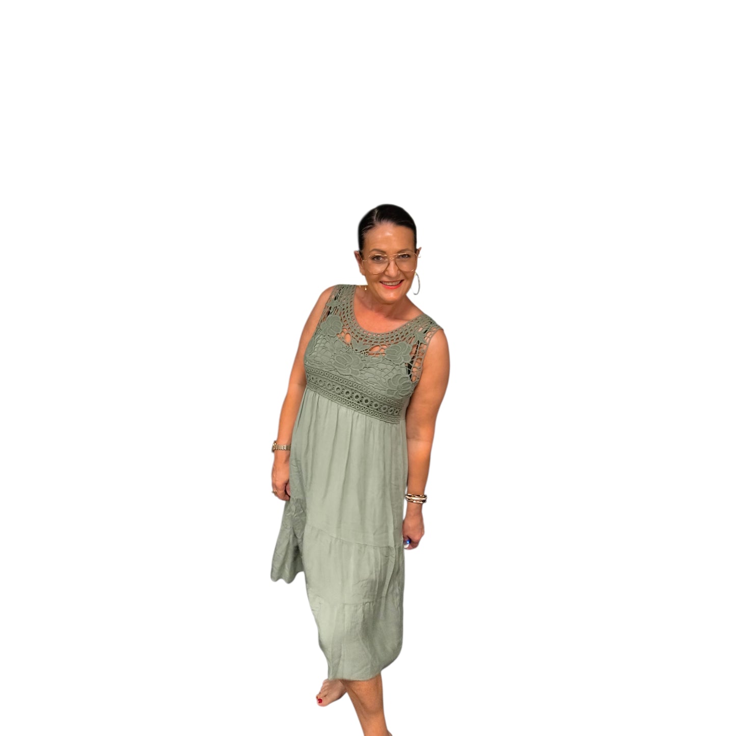 Angela(robe mi longue)