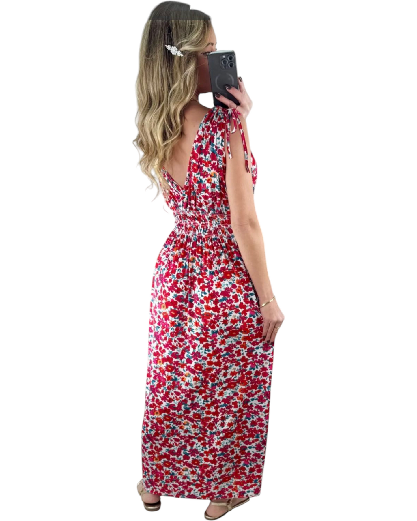 Robe magique longue bretelles MAYA