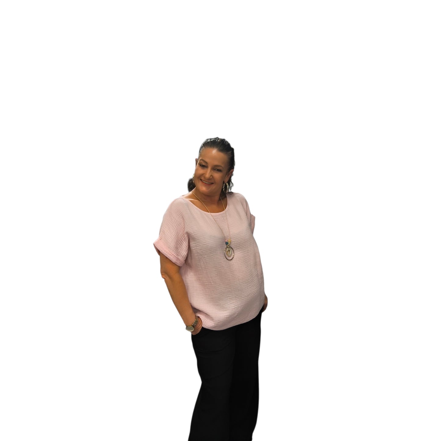 Sandra (top gaz de coton)