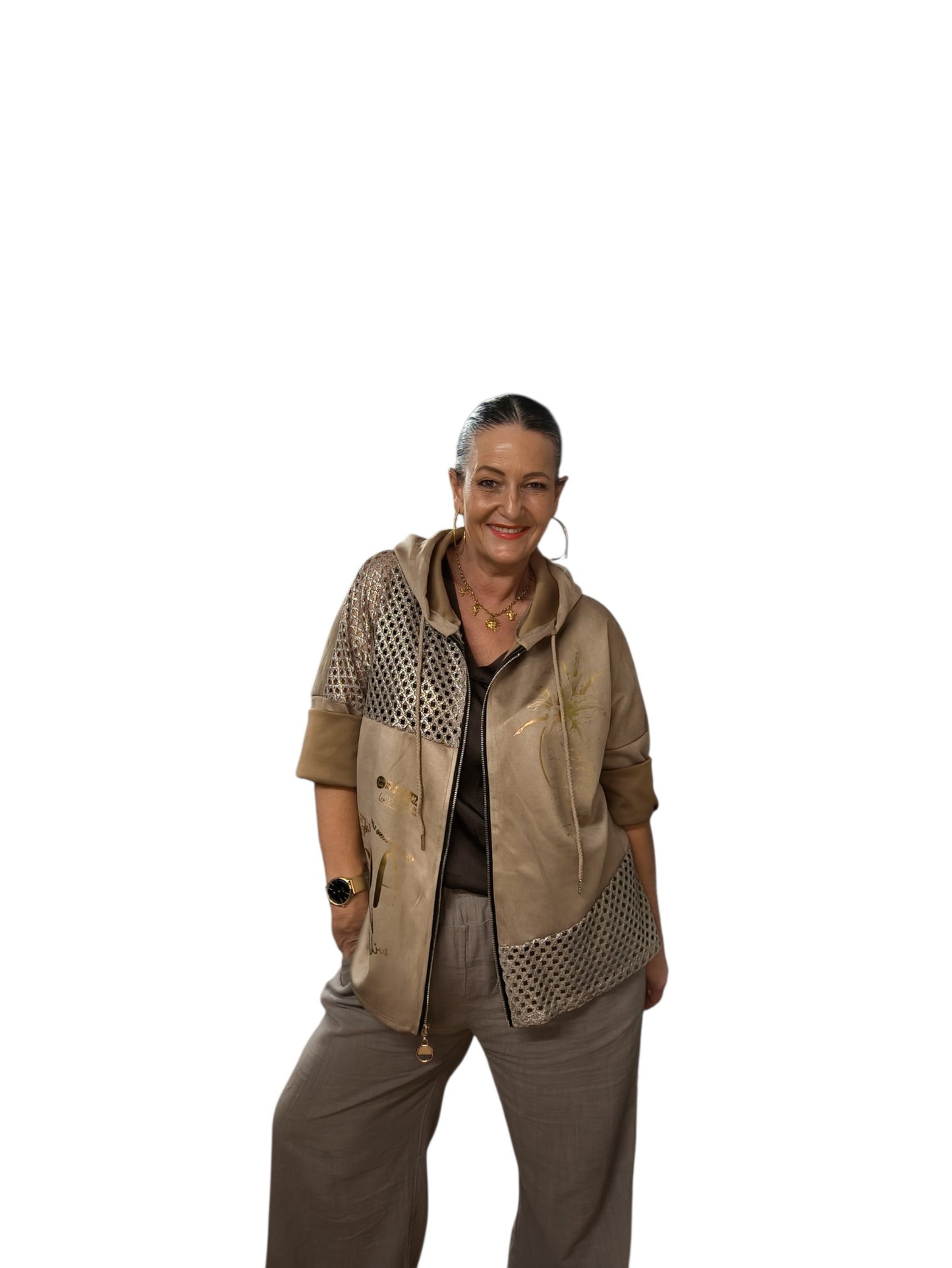 Annette (veste 3/4 capuche)