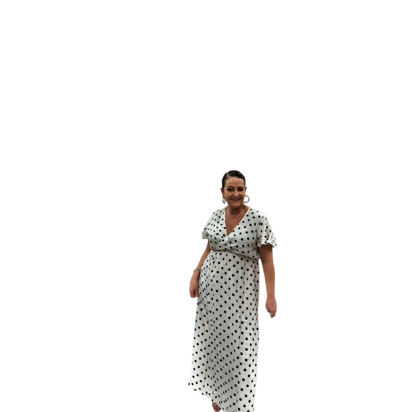 Vita (robe longue pois)