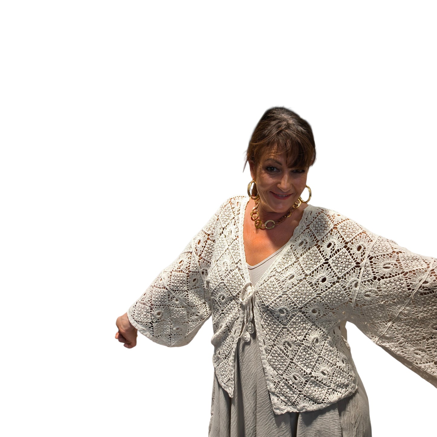 Sandrine (gilet crochet)
