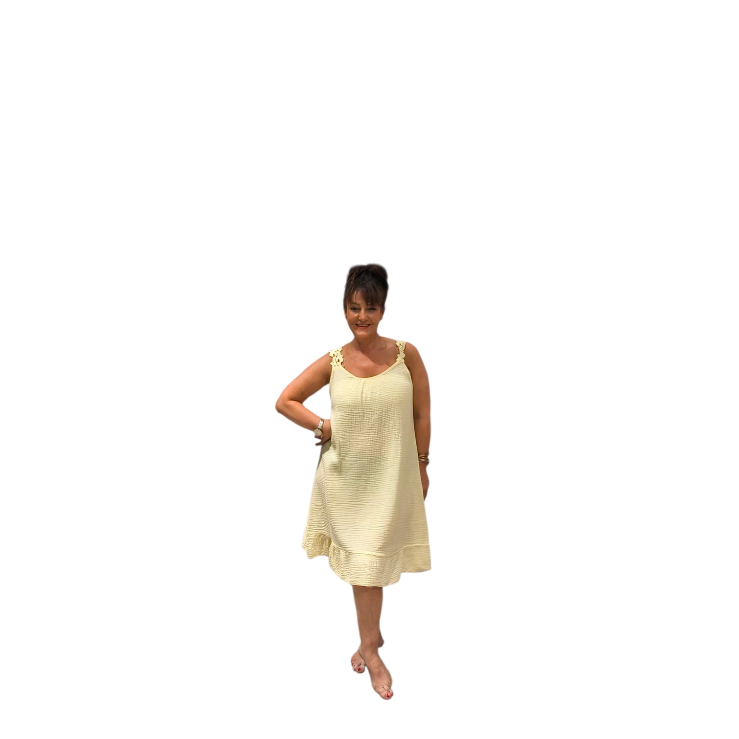 Laetitia (robe courte gaz de coton)