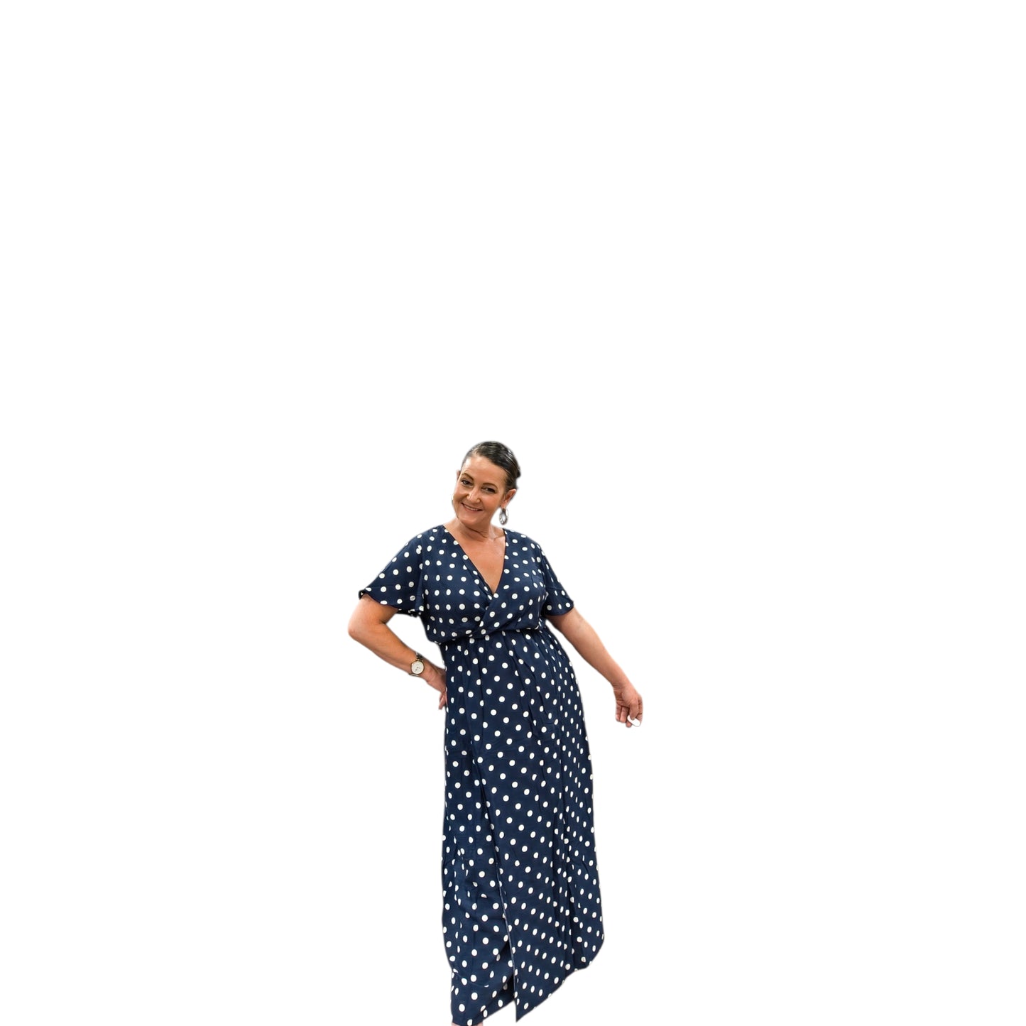 Vita (robe longue pois)